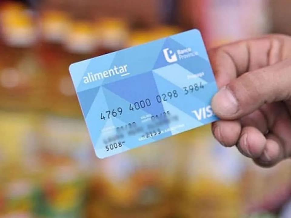 TARJETA ALIMENTAR