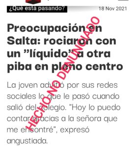 DENUNCIA FALSA