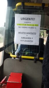 CARTEL BOLETO INTERIOR