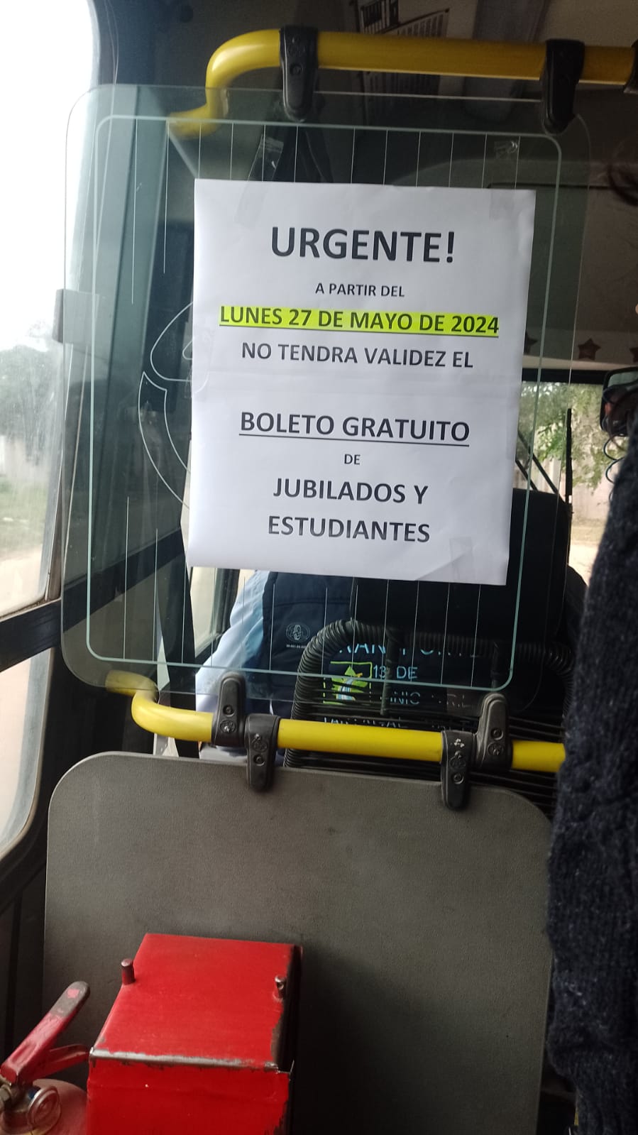 CARTEL BOLETO INTERIOR