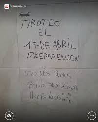 AMENAZAS ESCUELAS